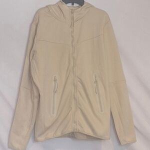 Oyster Guy Tech Fleece Zip Close Pockets Full Zip Hoodie size Small